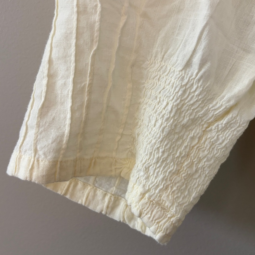 SOLD/NOT FOR SALE Free People Laurie Embroidered Blouse Boho Small Victorian - Picture 5 of 11